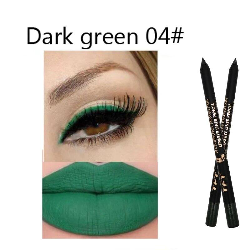 Стойкий карандаш для губ, 15 цветов, косметический макияж для губ, матовый мягкий карандаш для губ, карандаш для подводки глаз для женского макияжа, корейский