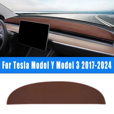 Для Tesla Model Y Model 3 2017-2024 Коврик-тент на приборную панель автомобиля, солнцезащитный коврик на панель, аксессуары 2018