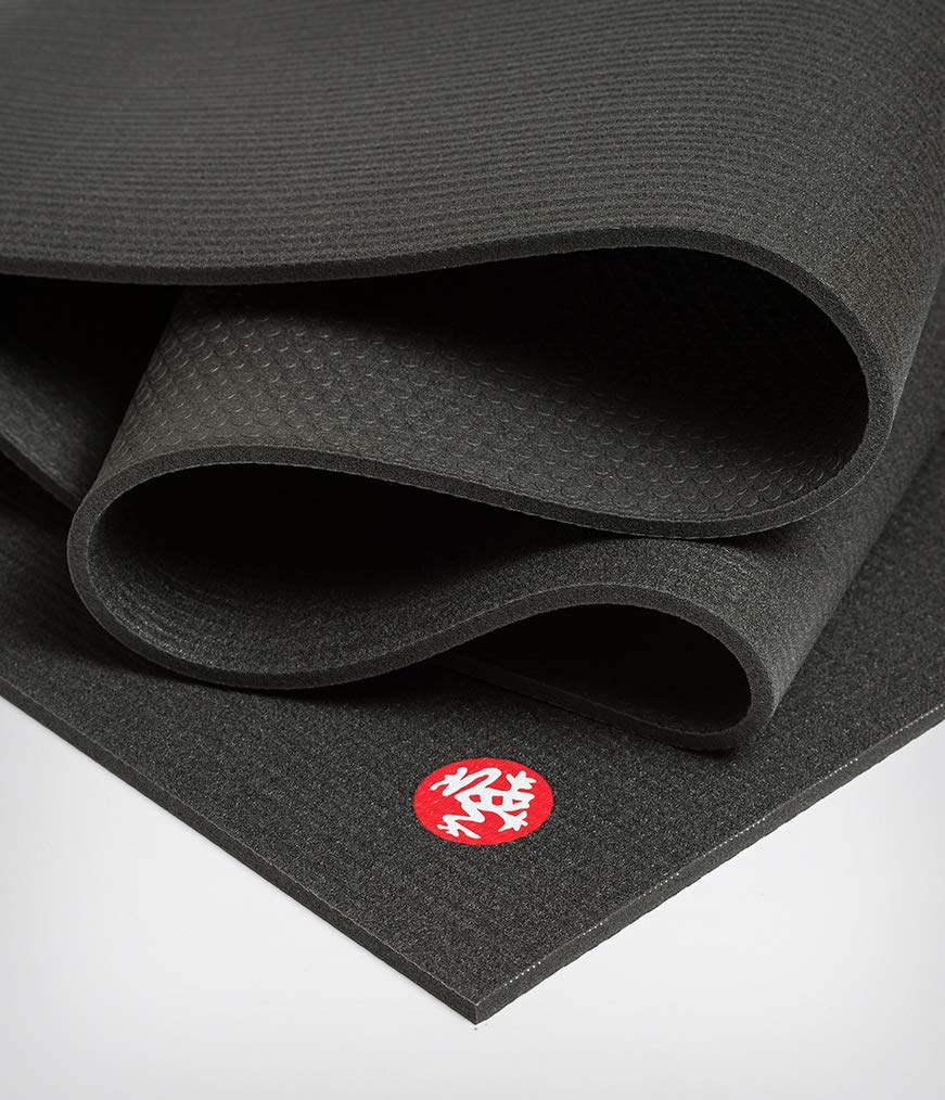 Manduka Yoga Pro 111011010 for Hot and Mat, 6mm, Standard, BM71, Black, / 111011-52, Pilates, Yoga, Stretching. [Used]