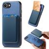 For iPhone 16e Case Detachable Magnetic Card Bag Leather Phone Back Cover