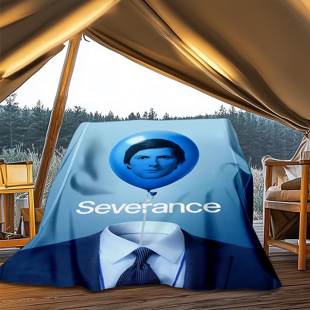 1 шт. Плед Severance из фланели для улицы, мягкий, уютный, теплый, для всех сезонов, можно стирать в машине,