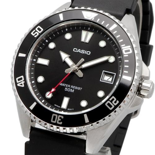 Casio CASIO Standard Analog Watch MDV-10-1A1V Boys Women Girls Black Bezel Urethane Band Overseas Model
