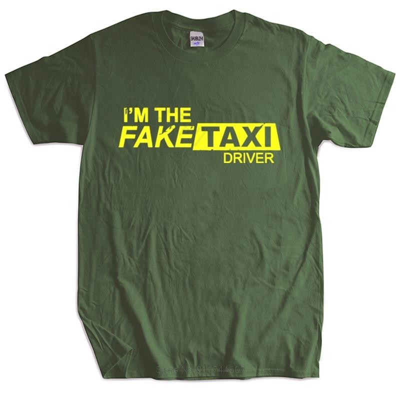 Новая футболка Черные топы для унисекс Faketaxi Футболка IM Дизайн, вдохновленный Fake Taxi Driver Футболка из хлопка для мальчиков