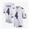 Футбольная майка Baltimore Ravens NFL Zay Flowers 4 Мужская Женская Хлопок Спортивная Одежда для Болельщиков Повседневная Одежда для Дня Игры