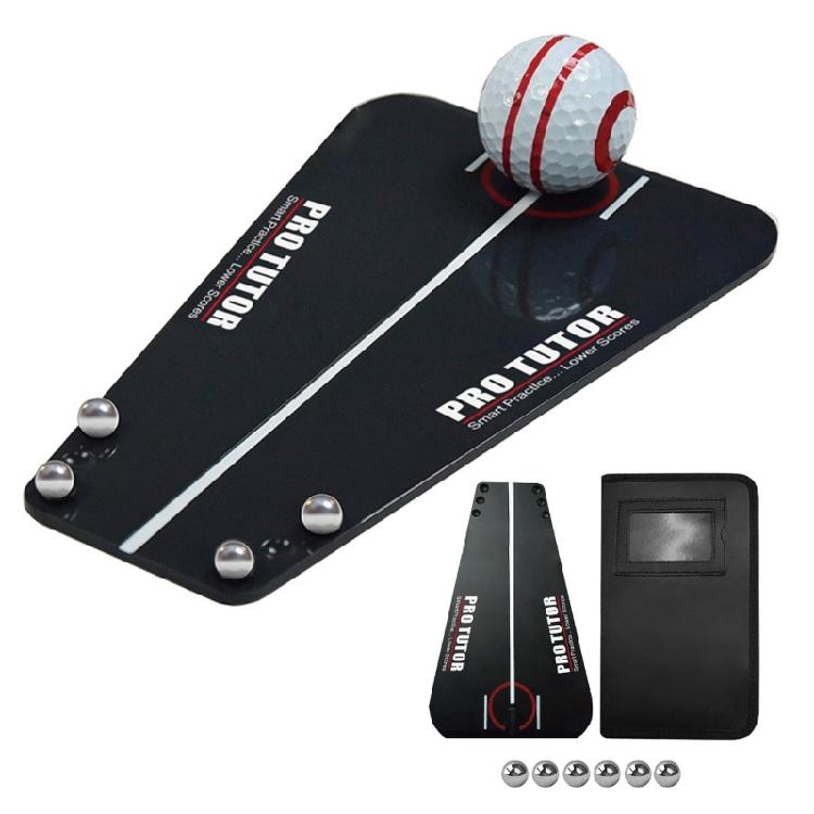 Golf Putting Tutor with Free Zipper Case Golf Swing Trainer Putting Trainer Aids