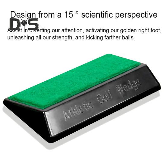 Тренажер для гольфа Swing Trainer Компактный портативный простой в использовании 15-градусный корректирующий педаль для ног Тренировочное приспособление для гольфа