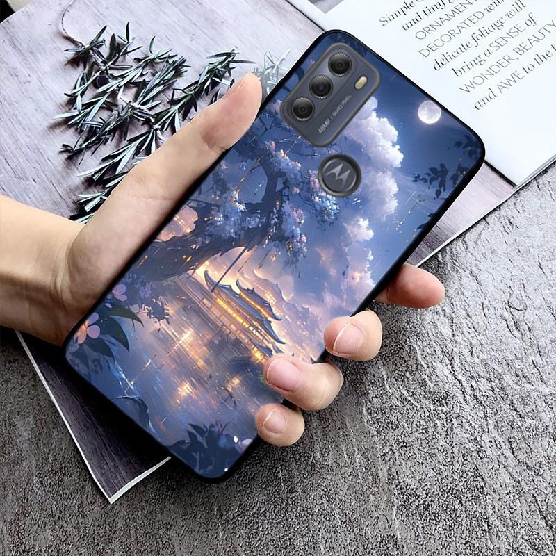 Удивительный пейзаж чехол для телефона Moto G84 G22 G32 G42 G52 G62 G53 G72 G60 G60S G24 G10 G20 G30 G13 G50 G 5G G Pure