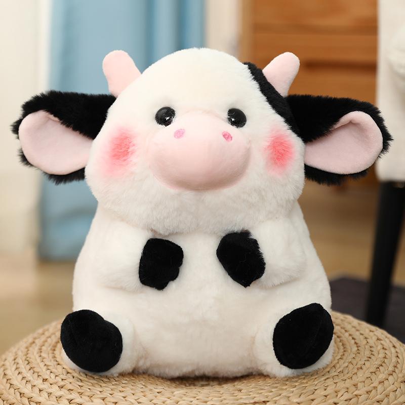 Kawaii Big Ball Animals Stuffed Bunny Pink Pig Monkey Elephant Penguin Hug Cuddly Plushie Toys Ferry Plush Soft Doll for Girl