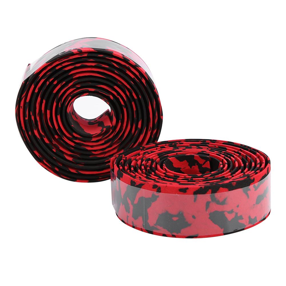 Велосипедная обмотка EVA для руля, легкая обмотка для шоссейного велосипеда, черная и красная