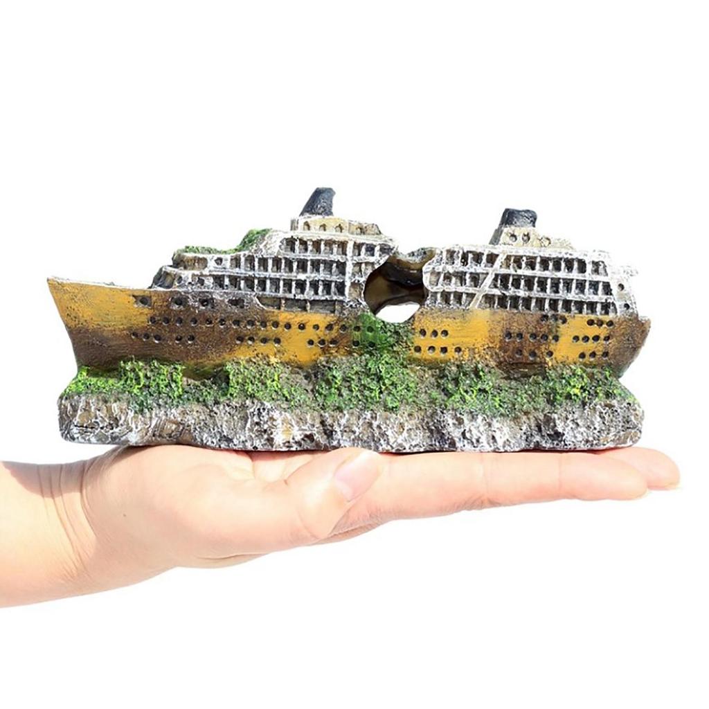 Украшения-корабли, Подарки, Изделия из смолы, Обломки корабля, 19x6x8 см