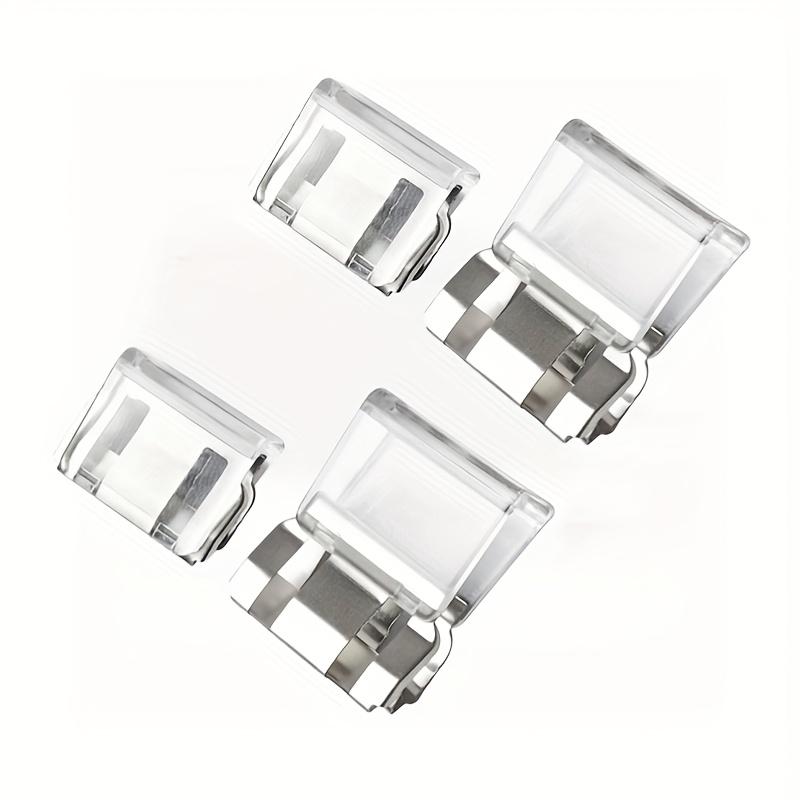 1/2 пары невидимых клипс для укорачивания брюк, нескользящие клипсы для края брюк, используются для фиксации подола брюк против волочения, бесшовные скрытые