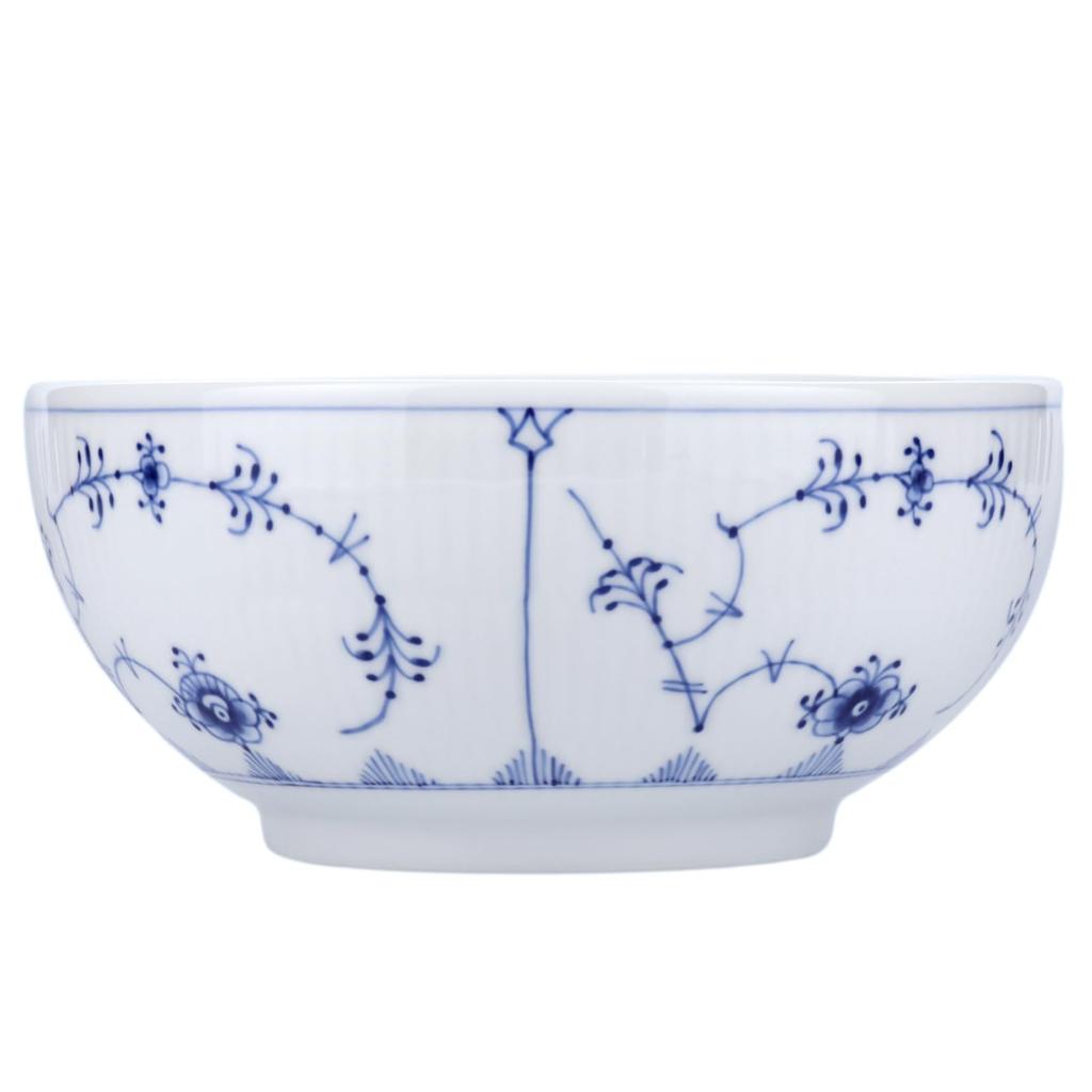 Imported Royal Copenhagen Blue Fluted Plain Bowl 18cm 1017190 [Regular Product]