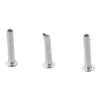100Pcs M2 M2.5 M3 Aluminum Flat Truss Head Pan Round Oval Socket Shank Half Semi-Tubular Rivets