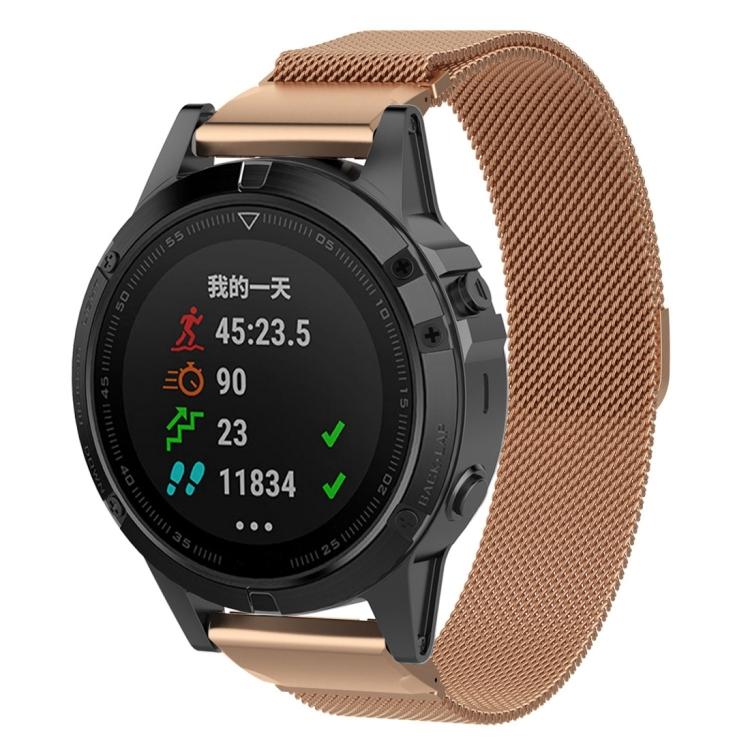 Для Garmin Fenix 6S Миланский ремешок для часов