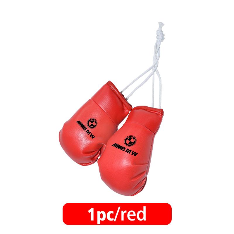 Car Sun Visor Boxing Gloves Pendant Decoration Accessories For BMW X1 X3 E39 E46 E30 E36 E87 E60 E90 F26 G02 E70 F15 E53 G05 E71 IN1