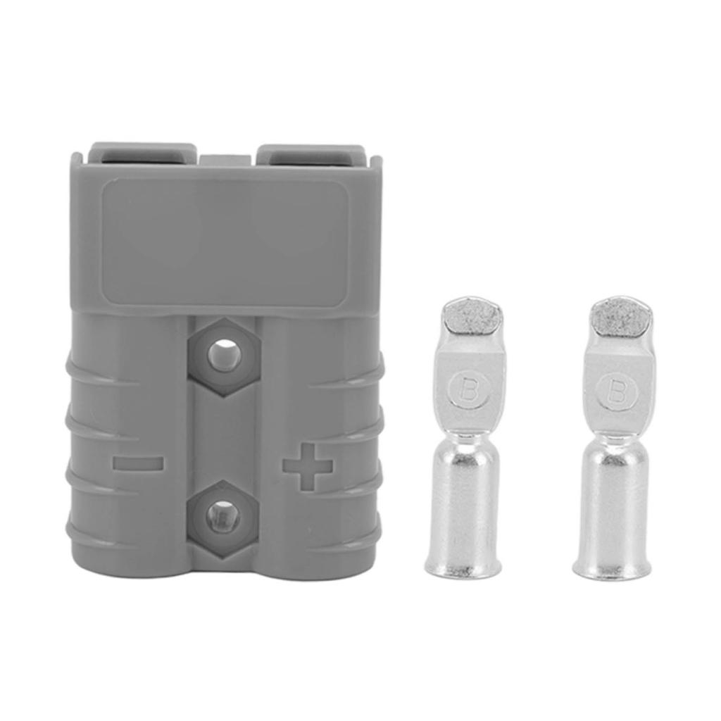 50A 600V Connector Double Pole High Current Power Supply Plug Connector for Solar Panel Dual