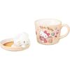 Кружка Sanrio Art Hello 3D с 12 крышками Hello "Latte Kitty", прибл.. 230 мл, примерно. 13см, Персонажи, Посуда, Китти, Товары, Разное, Розовый,