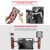 Andoer Universal Camera Cage Wooden Handle Left/Right Side Hand Grip with Cold Shoe Mount 1/4 Inch