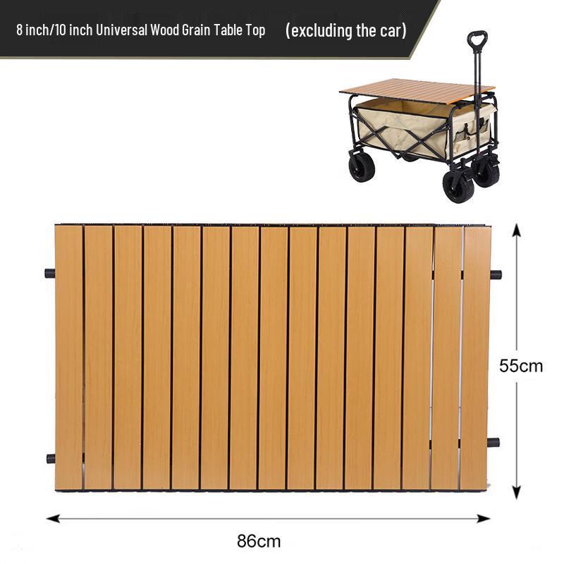 Portable Folding Camping Cart & Tabletop Accessories