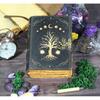 Tree of Life Leather Grimoire Journal: Blank Book of Shadows