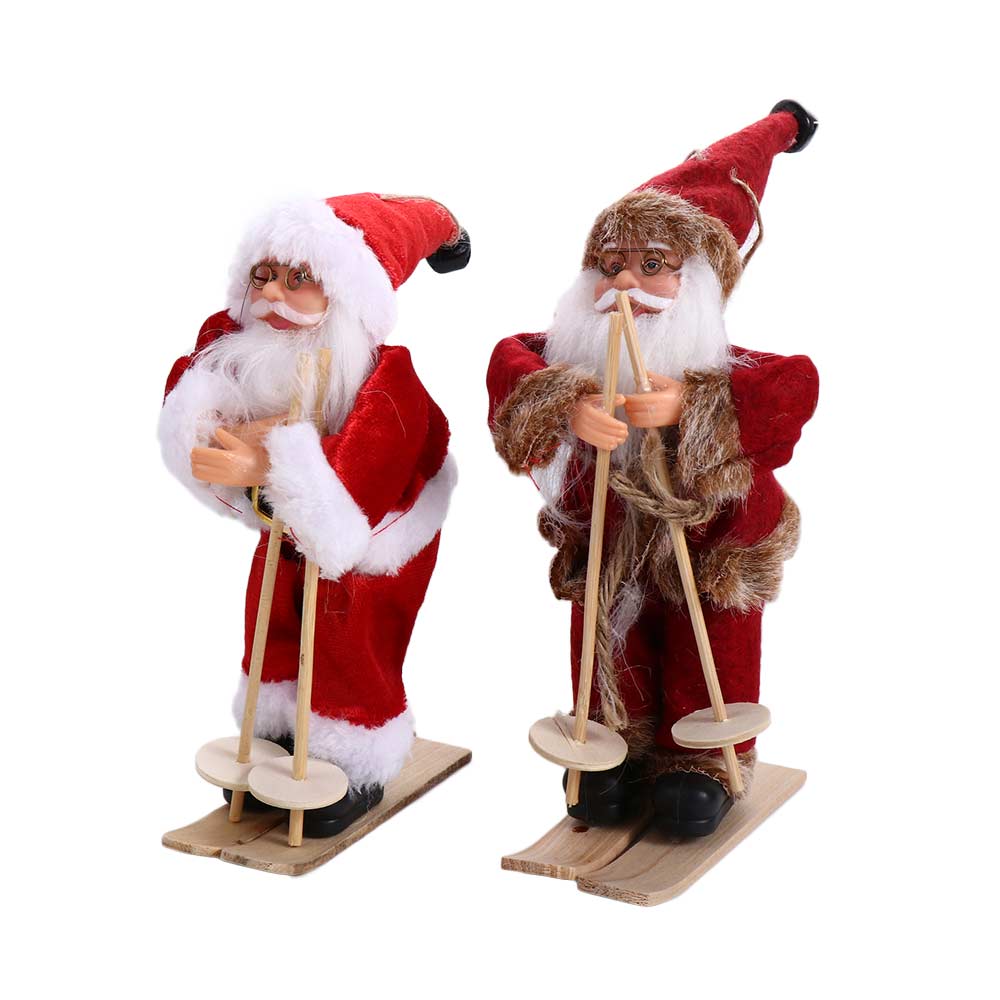 N1N Figurine Home Table Decor Santa Figure Hanging Pendants Santa Claus Doll Christmas Decorations