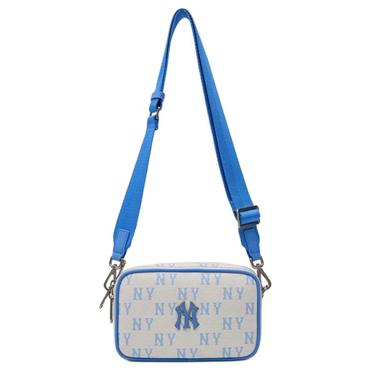 New MLB Polyester Shoulder Bag Crossbody Bag Regular Unisex Dark Sky Blue 3ACRS014N-50SBD