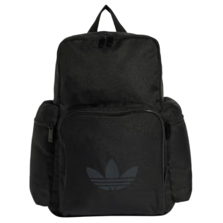 adidas Рюкзак Originals из переработанного полиэстера, унисекс, черный/мятно-зеленый, 2025Q1-KQU35
