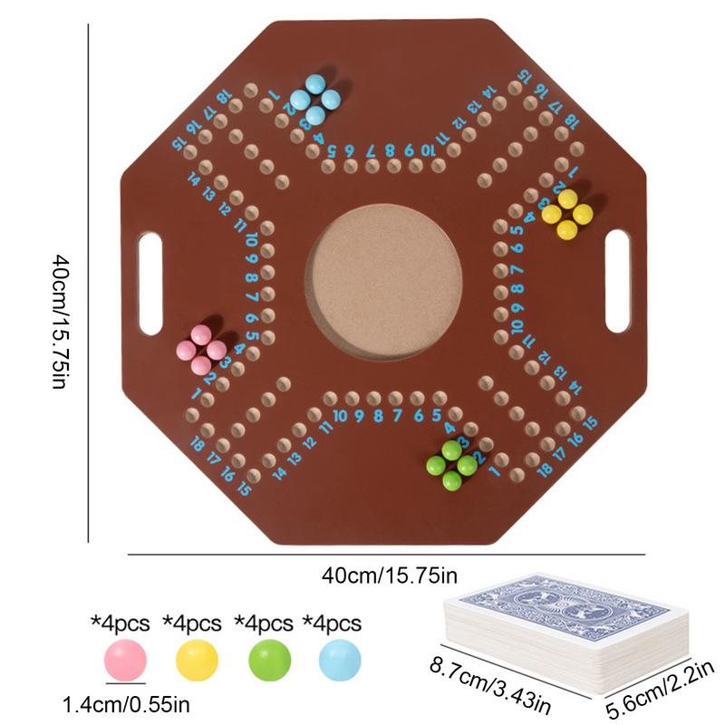 Wooden Bead Game Folding Puzzle Strategy Games Travel Board Games For Kids Ages 3 Mind Toys Educational Toys