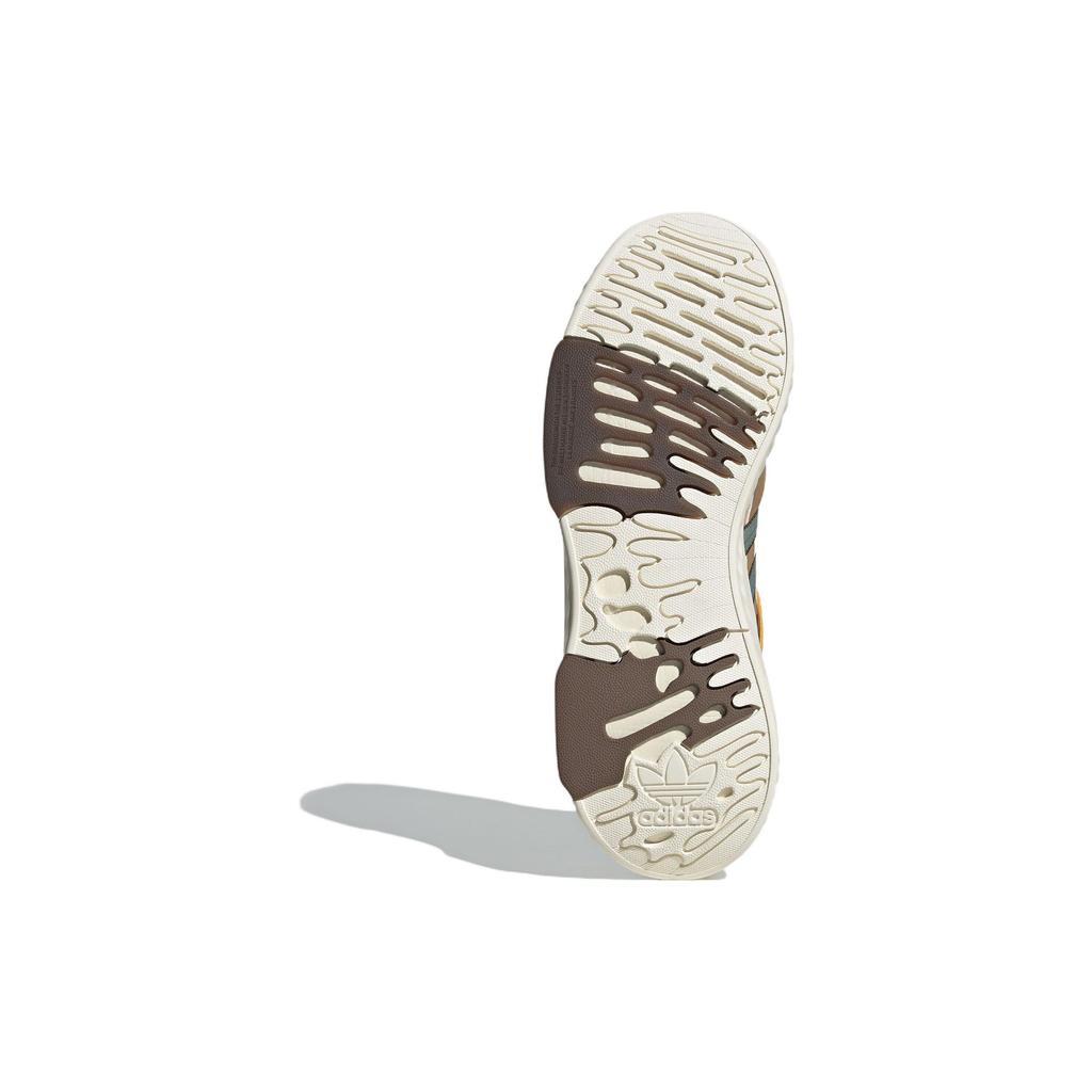adidas Оригинальные низкие кеды Originals Hi-Tail с круглым носком на шнуровке, унисекс, коричнево-белые, ID1129