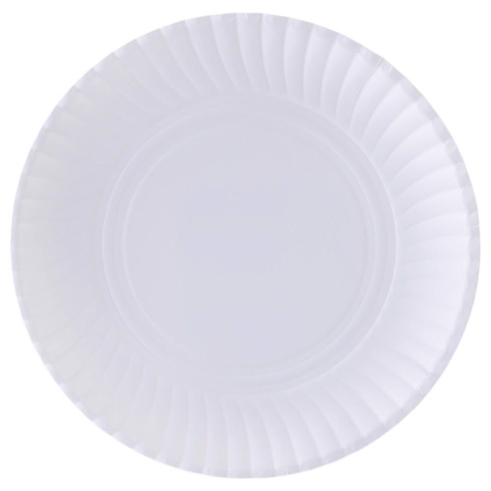 Talerz Papierowy Biały 24Cm 9Cali Enjoy Be Eco 100Szt