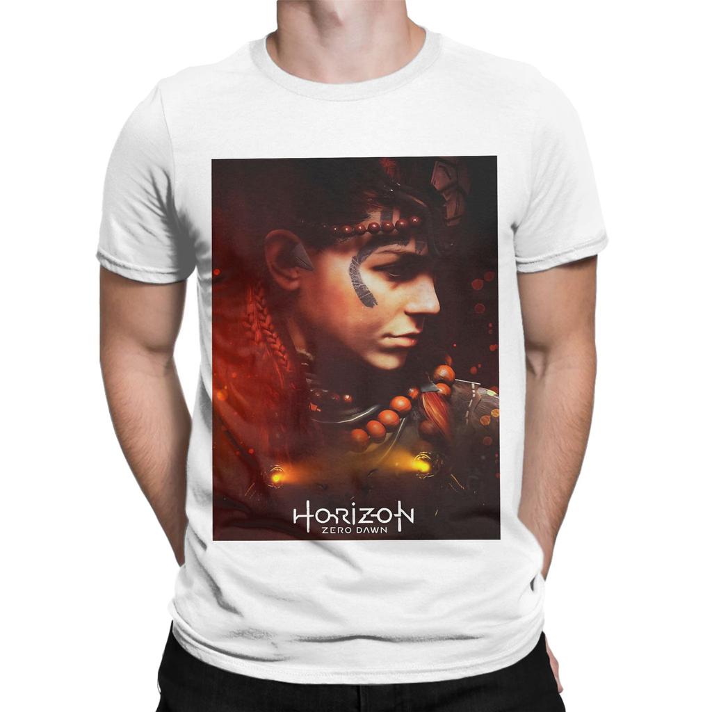 horizon painting Funny 100 Cotton TShirt Horizon Tees Tops For Unisex