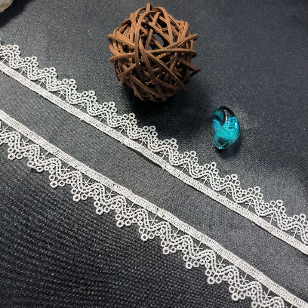 Водорастворимое молочное шелковое кружево для вышивки на подушках, шторах и свадебных платьях