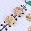 500 этикеток/рулон Круглая натуральная крафт-бумага Спасибо Наклейка Печать Этикетки Наклейка