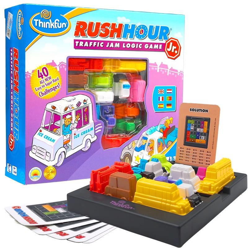 ThinkFun Rush Hour Racing Puzzle: Parent-Child Interactive Car Game - Christmas Gift