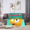 Where's Chicky  Blanket  Picnic Flannel Throw Blanket For Bedroom Warm Soft Design Quality Bedspread Gift
