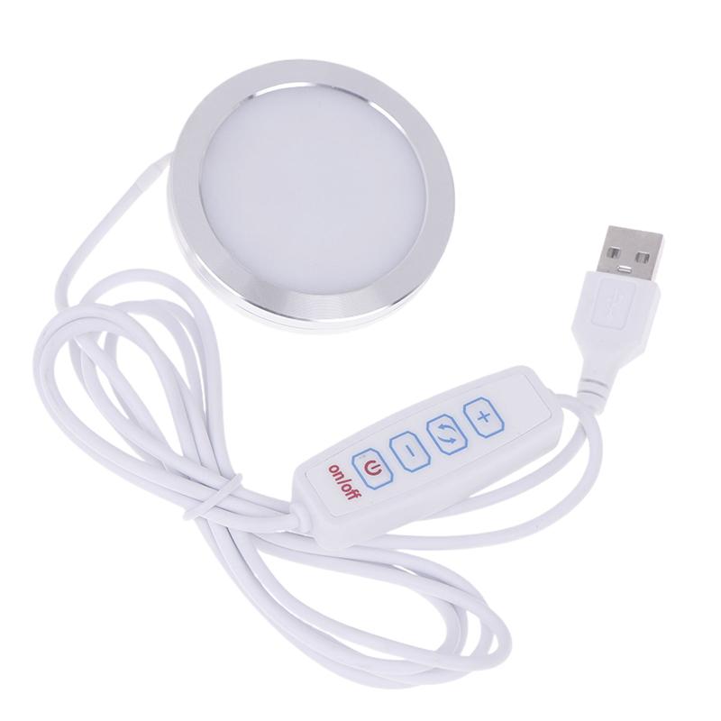 8 мм USB Dc5V 2W диммируемый прожектор поверхностный мини светодиодный светильник круговой потолочный светильник Diy светильник выставочный шкаф лампа