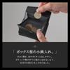 Mini Genuine Small Coin Card Case bills without [LS LASIEM] Men's Wallet, Tri-fold, Compact, Leather, Purse, Anti-Skimming (Black) - "Stores folding"
