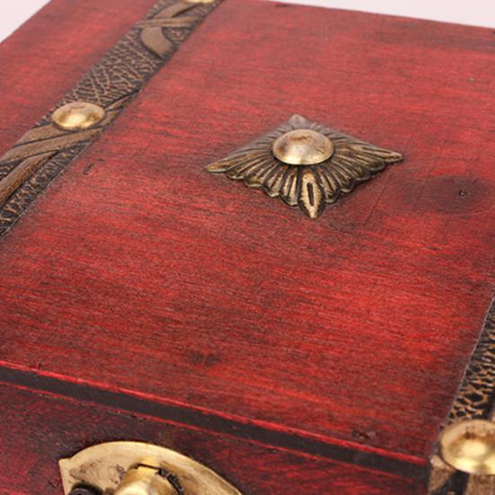 Шкатулка для драгоценностей, декоративное компактное деревянное кольцо, подарочный туалетный столик, брелок для стола