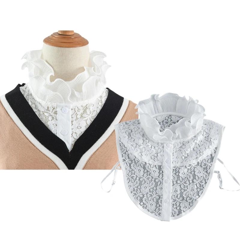 Lace Blouse Collar Detachable Sweater Faux Collars Female Clothes Accessories