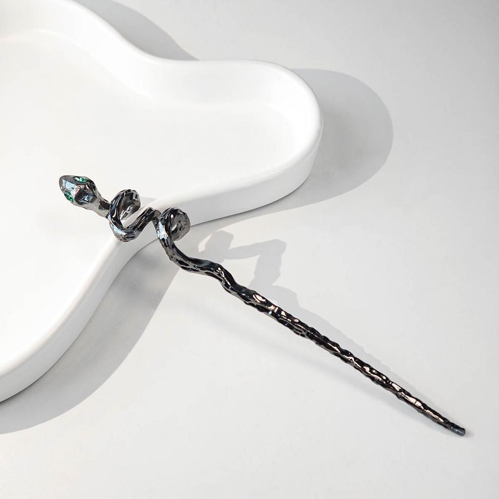 Национальный стиль Новая китайская заколка для волос Жидкий металл Бабочка Заколка Полумесяц Набор Бриллианты Винтаж Бамбуковые сочленения Кисточка Заколка для волос Прическа Заколка