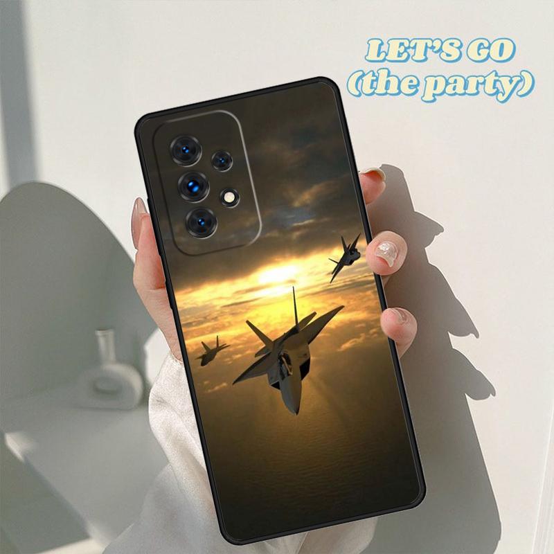 Чехол для телефона с изображением реактивного самолета Для Samsung Galaxy A42 A31 A40 A51 A71 A32 A80 A91 A52 A72 A73 A20e A21S A50 A70 A11 A12