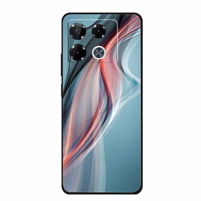 Чехол для Infinix Note 40 Pro Чехол Note40 Pro Plus Черный Силиконовый Мягкий Чехол Задняя Крышка Чехол для Infinix Note 40 Pro Plus