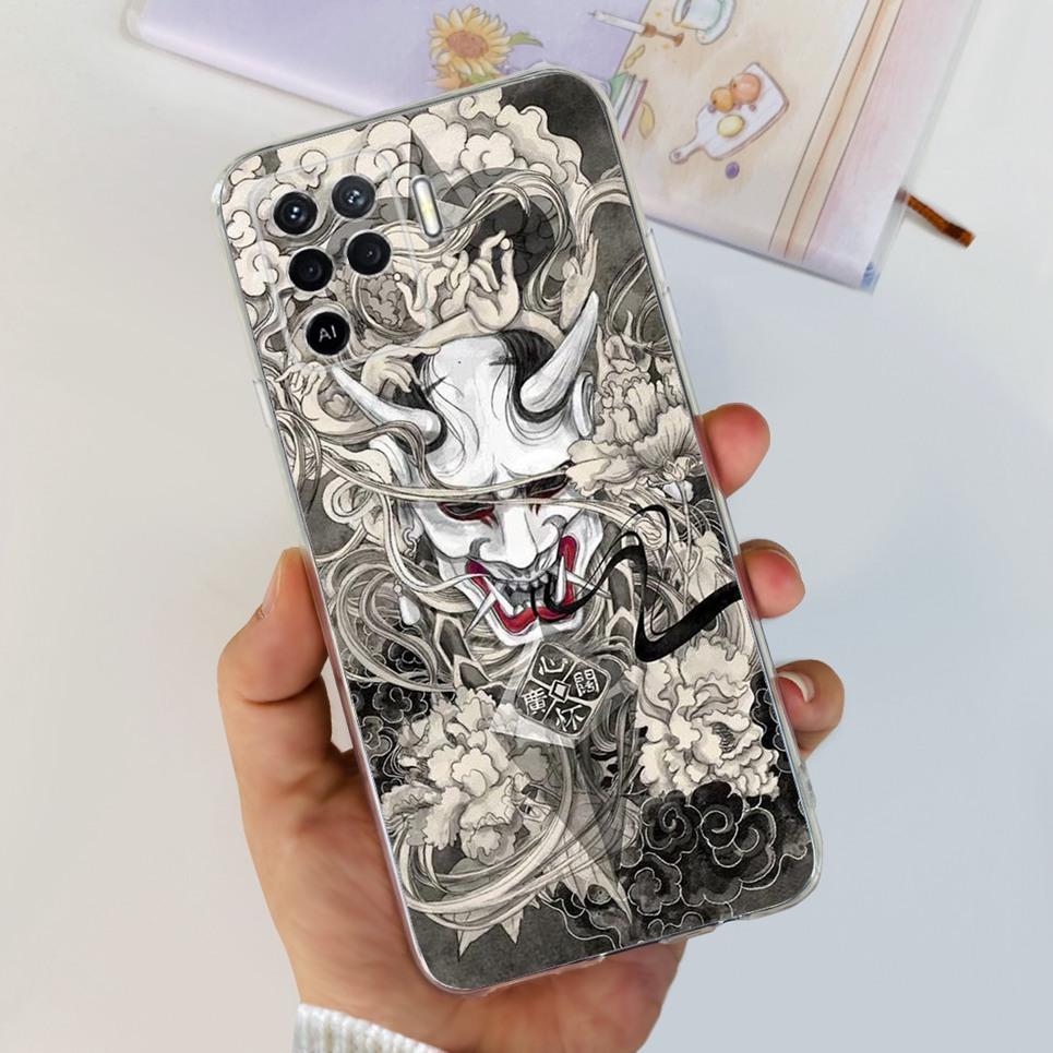 Мультяшный Крутой Стиль Чехол Capa Для Reno5 Lite 5 F Прозрачный Чехол С Рисунком Мягкий Тонкий Силиконовый Funda Для Oppo Reno 5Lite 5F