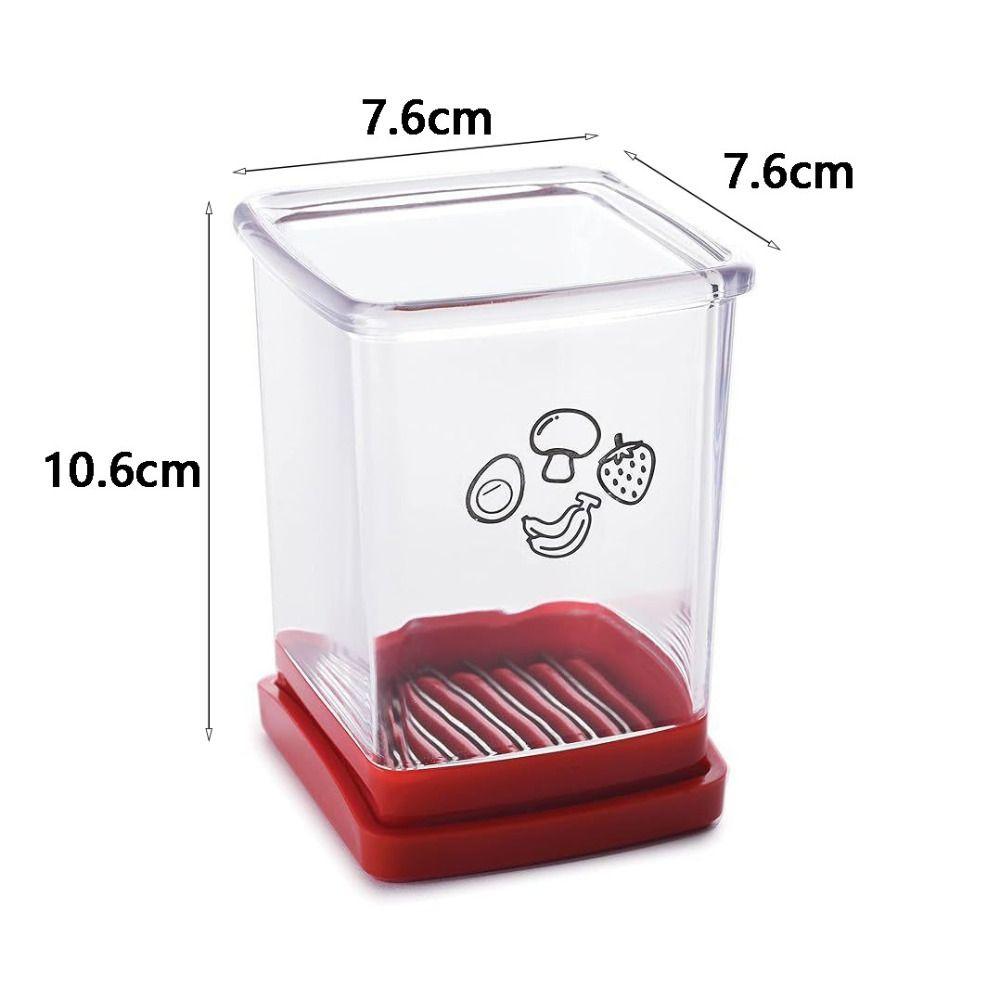 Ручной фрукторезка Инструмент для нарезки чашек Клубничный слайсер Кухонный гаджет Фрукторезка Овощ