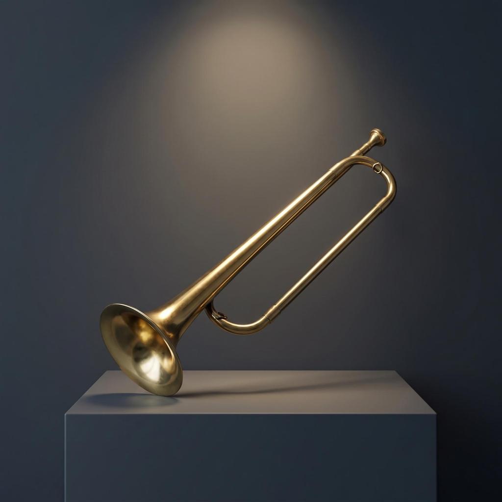 Youth Brass Horn Polished Marching Instrument Classic Bugle Wind Music