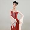 Classical Dance Clothing For Women, Long Dress, Fairy Practice Clothing, Chinese Element Dance Clothing