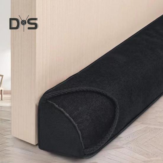 Triangle Door Drafts Stopper Weighted Under-Door Snake with Loop Light Wind Cold Air Noise Blocking Soundproof Door Bottom Seal Strip Front Door Gap