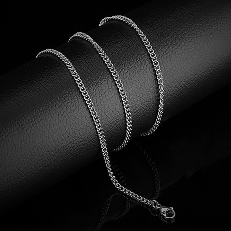 Мужские украшения Ретро Цепочка Ожерелье Подарок парню Ювелирные изделия Подарок Шарм Уникальный Стильный Простая мода 1 шт.