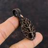Tree Of Life Ammonite Fossil Pendant Copper Wire Wrapped Pendant Gemstone Jewelry Handmade Pendant Gift For Mother Copper Wire Wrap Jewelry