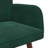 2 Seater Sofa Dark Green 115 x 61 x 87 cm Velvet (V)